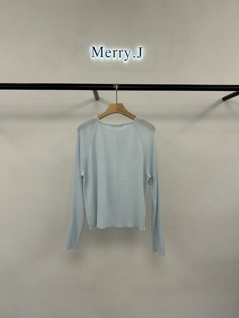 MERRY-J韓國代購女裝新款26春夏時尚休閑熱賣職業針織衫MERRY-J針織衫