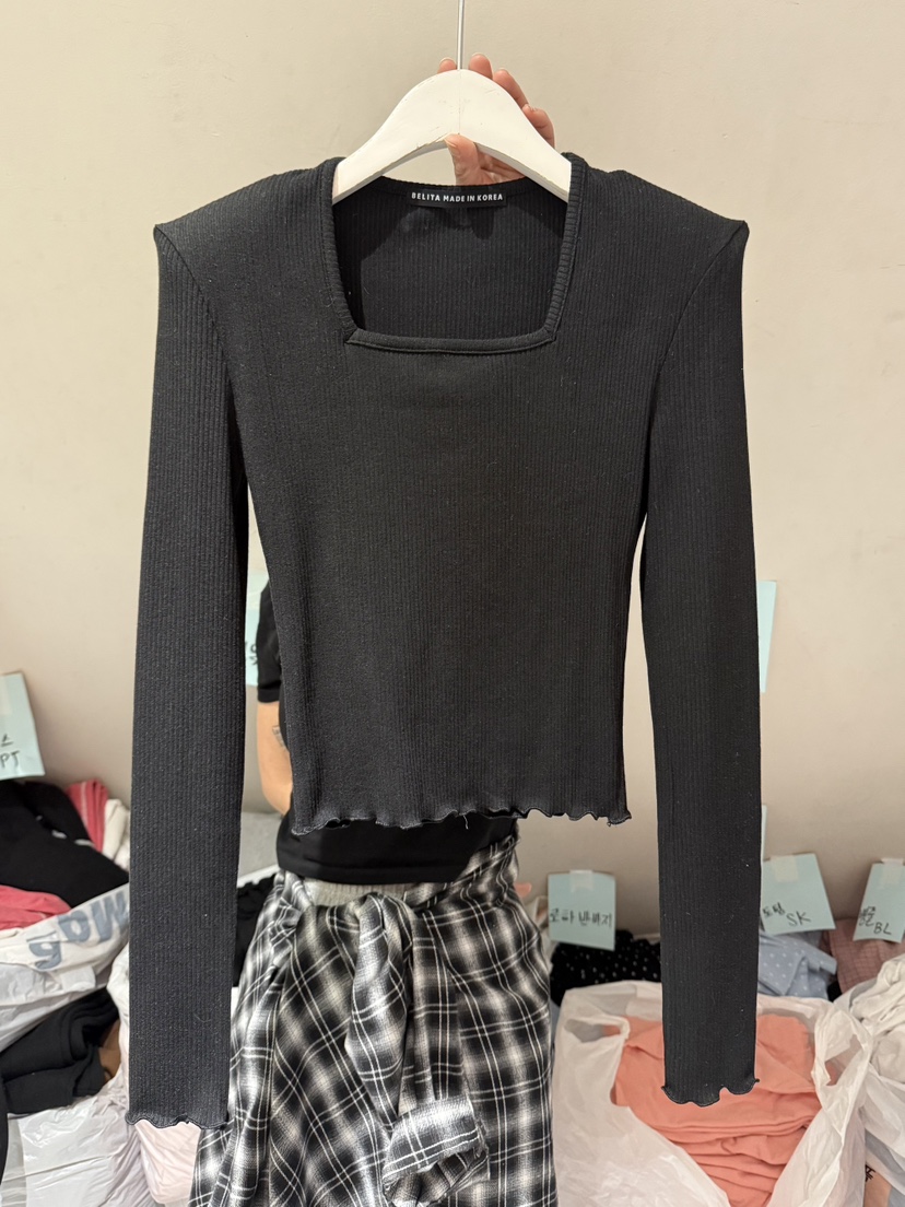 BELITA-L韓國東大門代購女裝新品人氣26春夏休閑長袖T恤BELITA-L長袖T恤圖色3