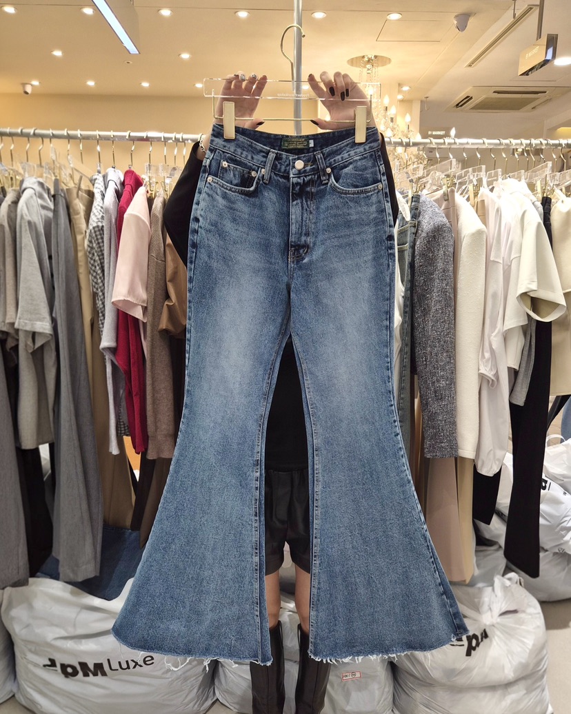 WORK SHOP韓國直郵女裝新款休閑人氣推薦26春夏時尚牛仔褲Work_shop牛仔褲圖色1