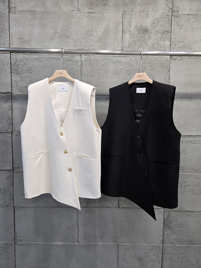 10CC韓國直郵實拍女士新品推薦時尚26春夏熱賣人氣職業馬甲10CC馬甲