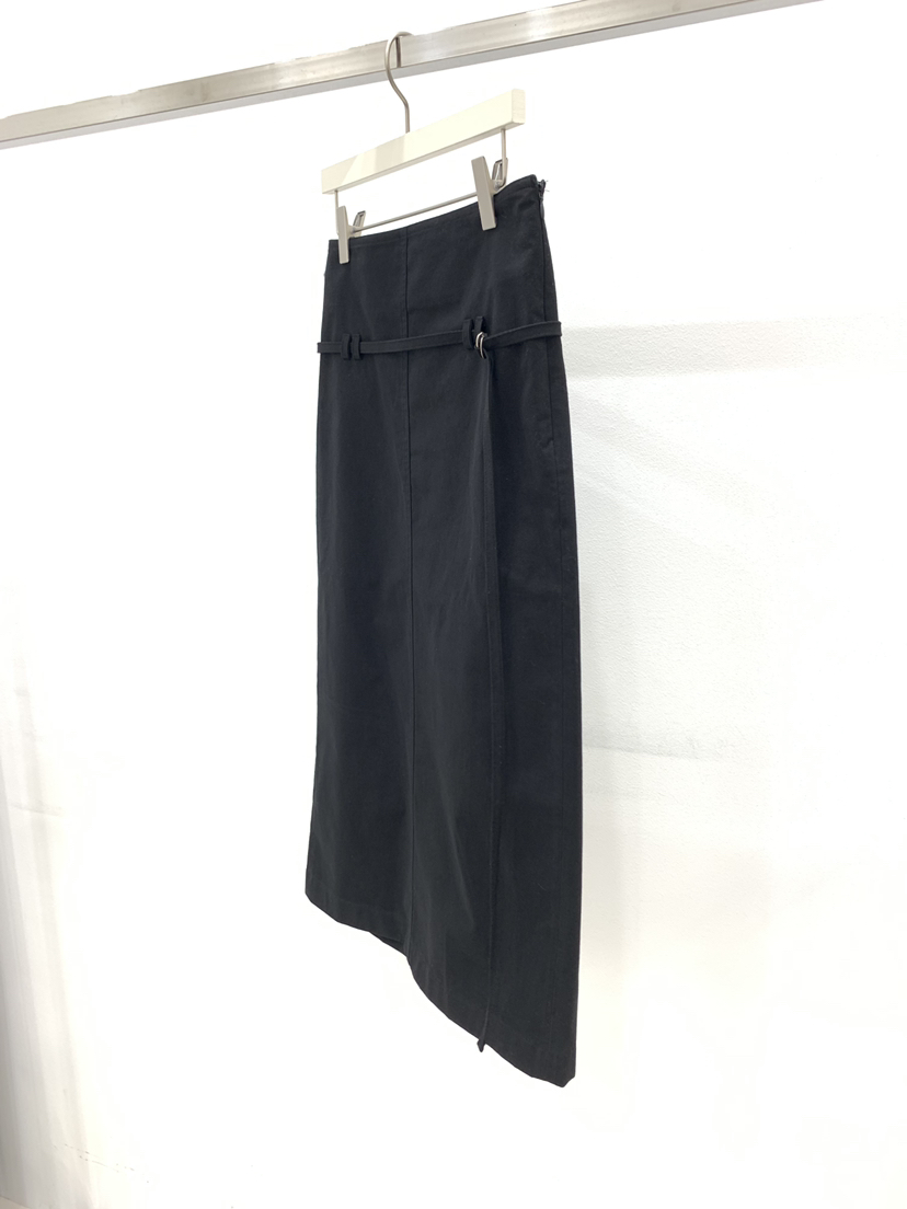 ARVE韓國東大門直郵女士新品熱賣時尚26春夏職業長裙含腰繩ARVE長裙