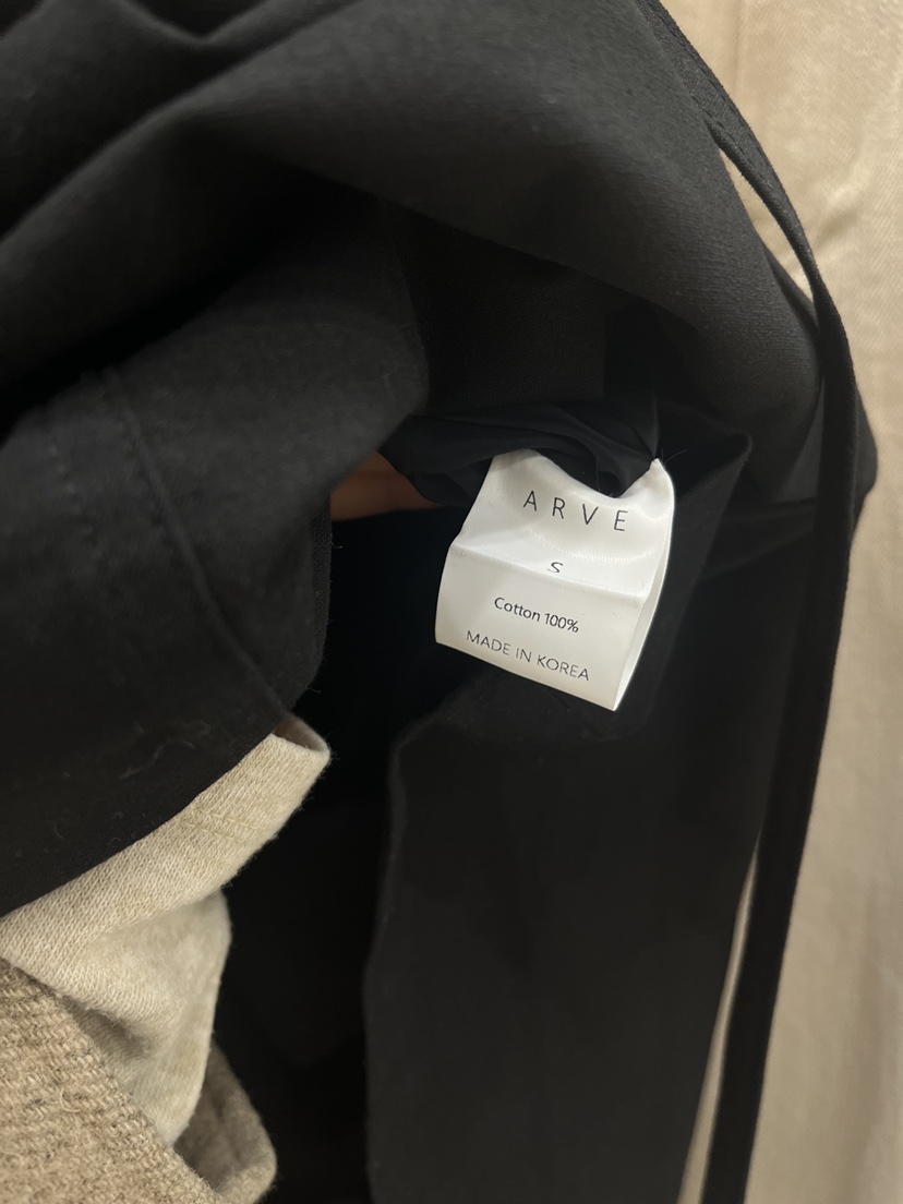 ARVE韓國東大門直郵女士新品熱賣時尚26春夏職業長裙含腰繩ARVE長裙