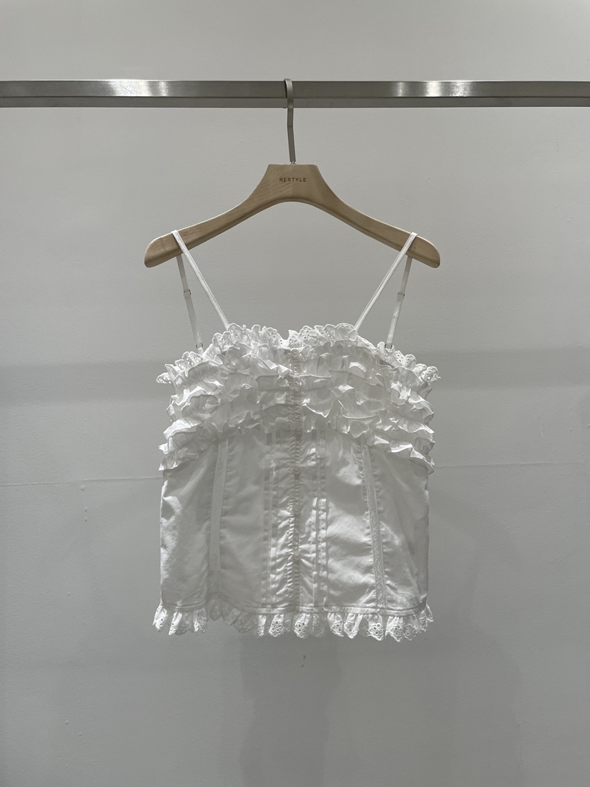 RE STYLE-Q韓國代購女士新款推薦職業熱賣26春夏吊帶背心RE STYLE吊帶/背心圖色1