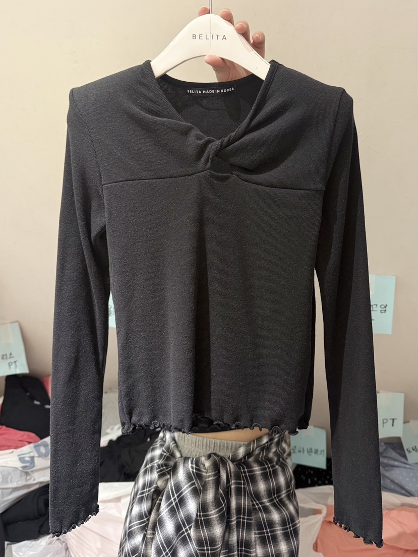 BELITA-L韓國東大門代購女士新品職業時尚人氣熱賣長袖T恤BELITA-L長袖T恤圖色4
