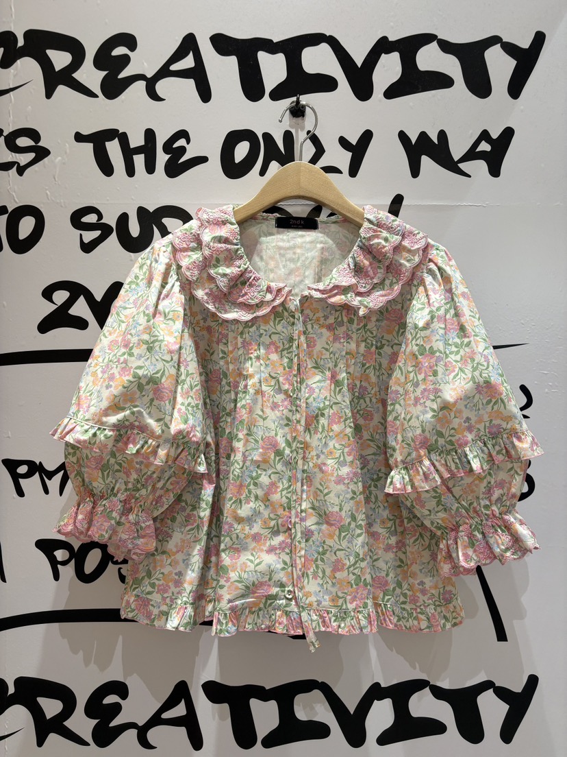 2ND K韓國直郵實拍女士新品熱賣時尚職業人氣襯衫蕾絲衫2ND K襯衫/蕾絲衫圖色3