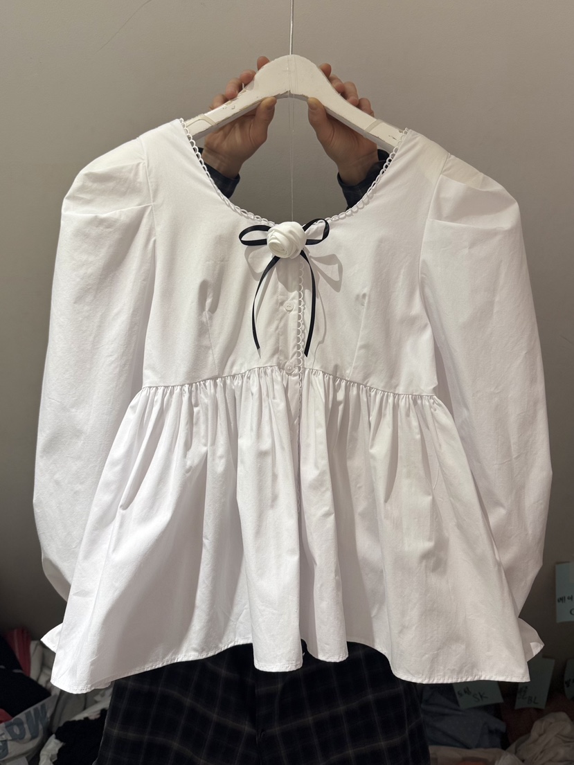 BELITA-L韓國直郵實拍女士新品26春夏推薦人氣襯衫蕾絲衫BELITA-L襯衫/蕾絲衫圖色1