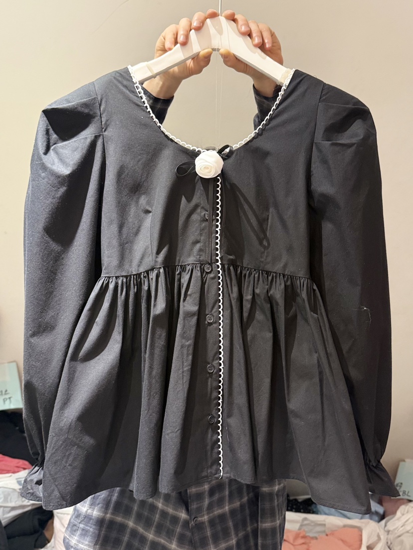 BELITA-L韓國直郵實拍女士新品26春夏推薦人氣襯衫蕾絲衫BELITA-L襯衫/蕾絲衫圖色4