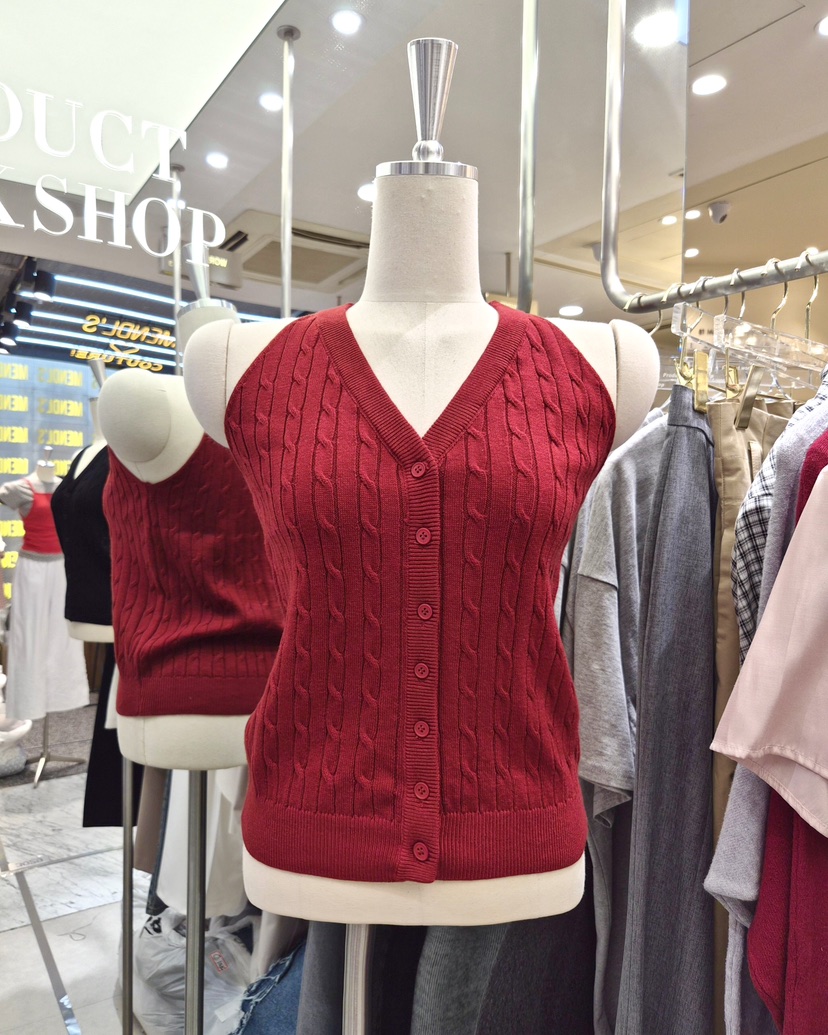 WORK SHOP韓國直郵實拍女裝新品休閑人氣26春夏職業馬甲Work_shop馬甲圖色2