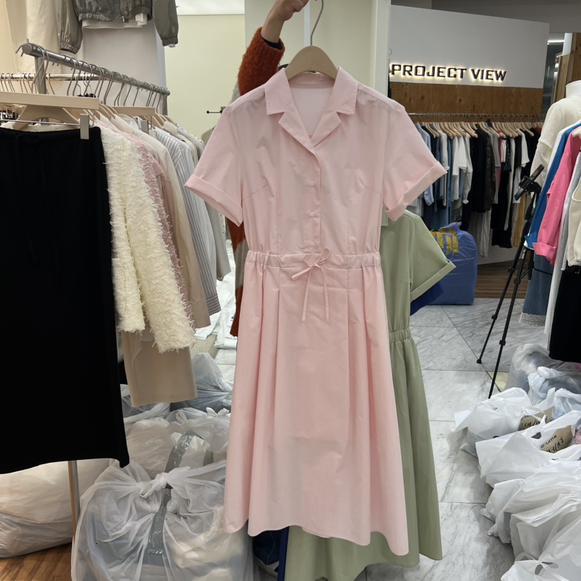 MADEMOISELL韓國東大門代購女裝新款時尚休閑熱賣人氣連衣裙MADEMOISELL連衣裙圖色1