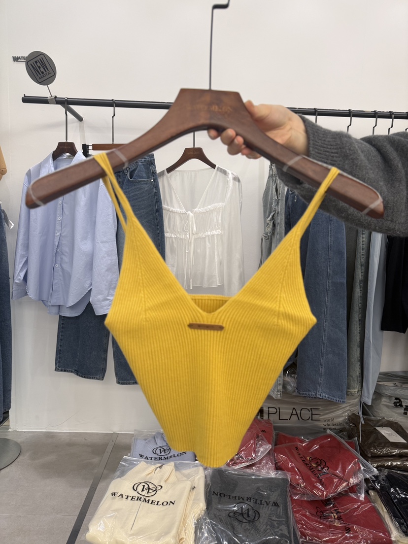 WATERMELON韓國東大門直郵女裝新款26春夏熱賣推薦吊帶背心WATER MELON吊帶/背心圖色2