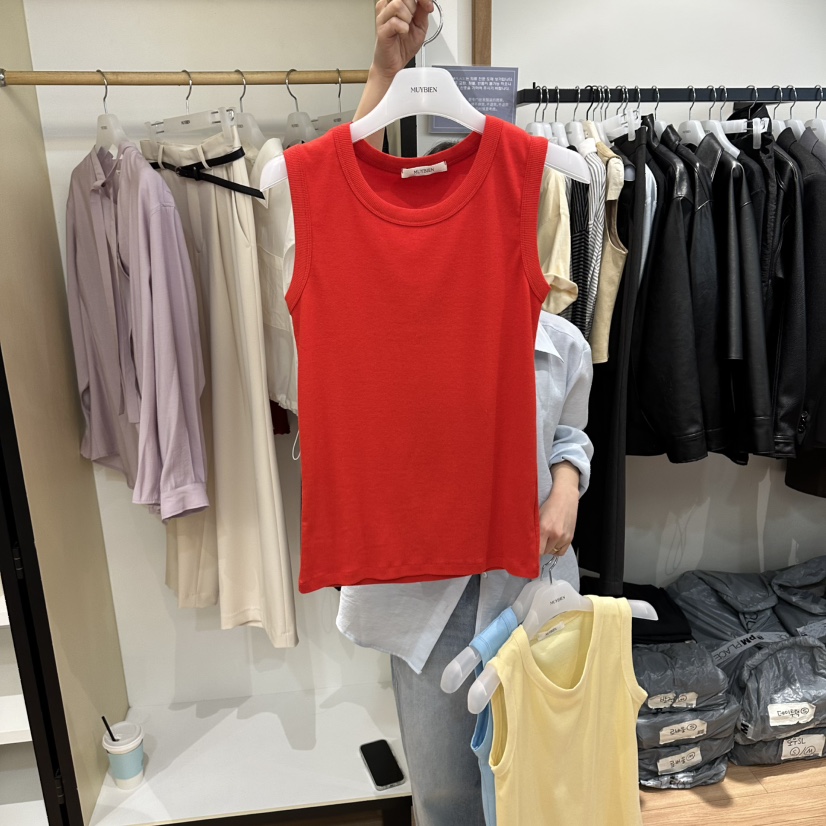 MUYBIEN韓國直郵女裝新品時尚人氣推薦26春夏職業吊帶背心MUYBIEN吊帶/背心圖色3