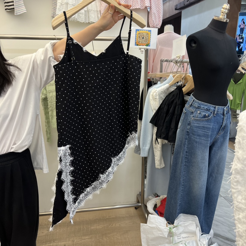 BEEN-A韓國直郵女裝新品熱賣休閑推薦時尚人氣職業吊帶背心BEEN-A吊帶/背心