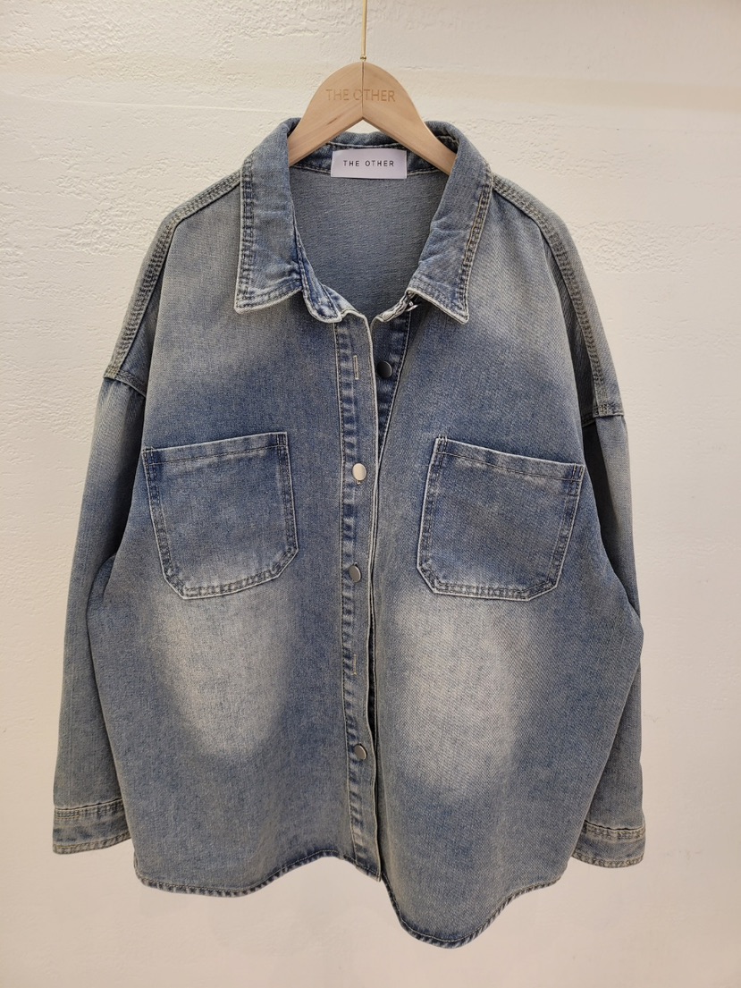 THE OTHER韓國東大門代購女裝新款職業熱賣時尚夾克水洗THE OTHER夾克圖色2深色