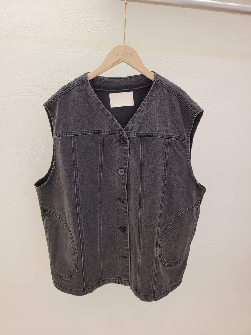 THE OTHER韓國直郵實拍女士新品人氣熱賣休閑推薦職業馬甲THE OTHER馬甲圖色2