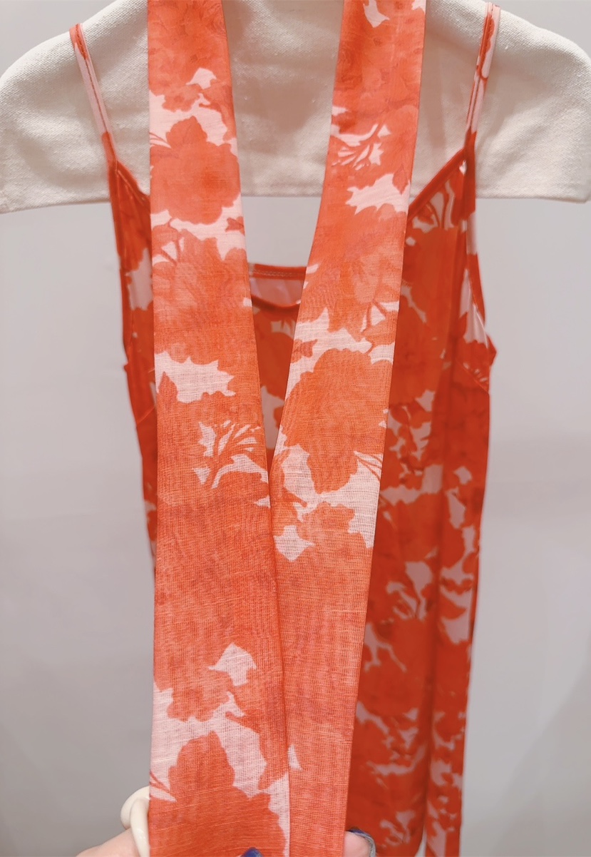 AWESOME-P韓國東大門代購女裝新款熱賣套裝含腰帶兩件套花朵AWESOME-P套裝