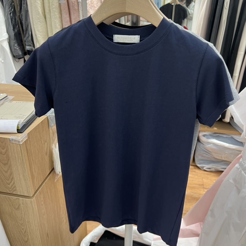 MADEMOISELL韓國東大門代購女裝新品人氣休閑時尚26春夏T恤MADEMOISELLT恤圖色4