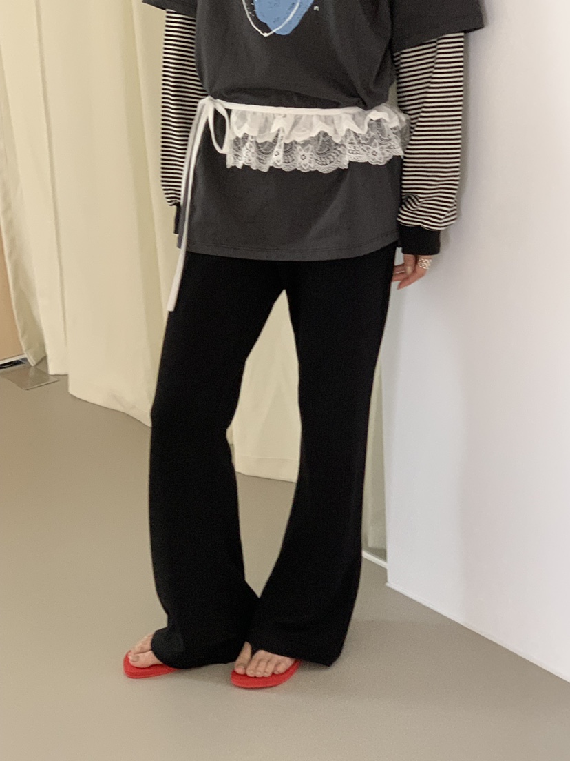 RIVER RAIN韓國直郵實拍女士新品26春夏人氣時尚休閑休閑褲RIVER RAIN休閑褲