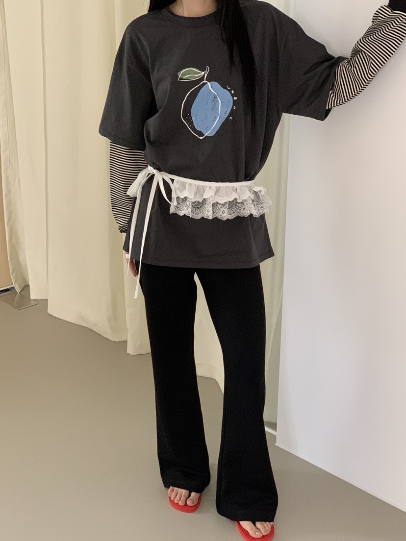 RIVER RAIN韓國直郵實拍女士新品26春夏人氣時尚休閑休閑褲RIVER RAIN休閑褲