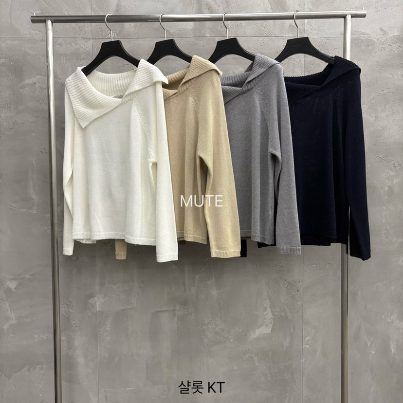 MUTE-P韓國直郵實拍女士新品推薦熱賣人氣時尚休閑針織衫MUTE針織衫