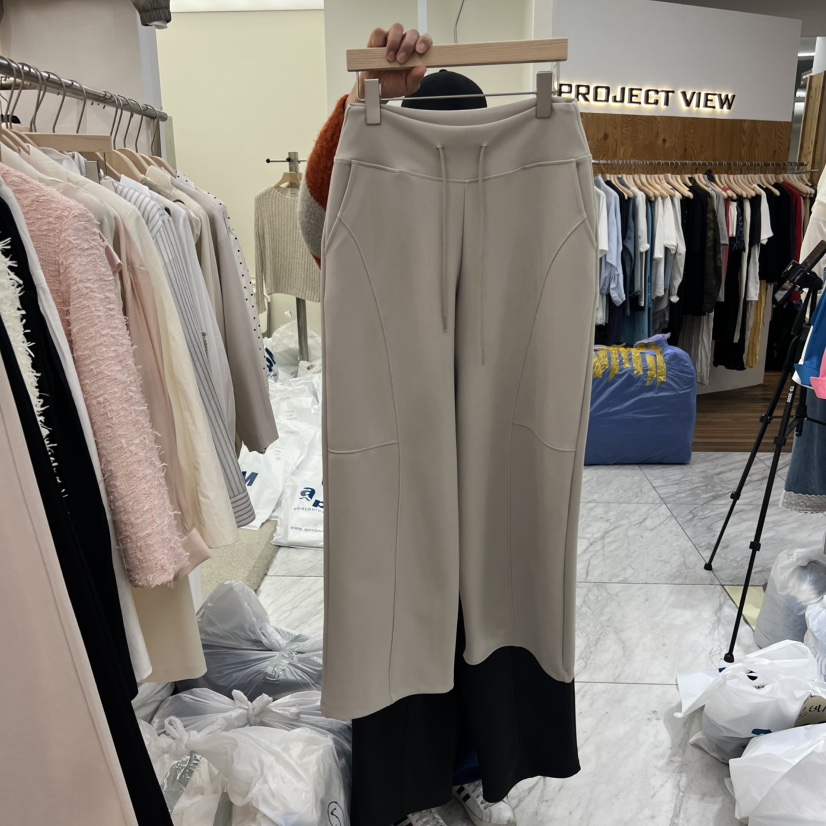 MADEMOISELL韓國代購女裝新品26春夏休閑推薦時尚職業休閑褲MADEMOISELL休閑褲圖色1