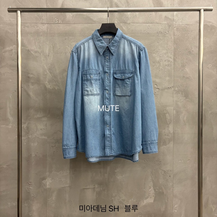 MUTE-P韓國代購女士新品人氣26春夏熱賣職業推薦襯衫蕾絲衫MUTE襯衫/蕾絲衫圖色1