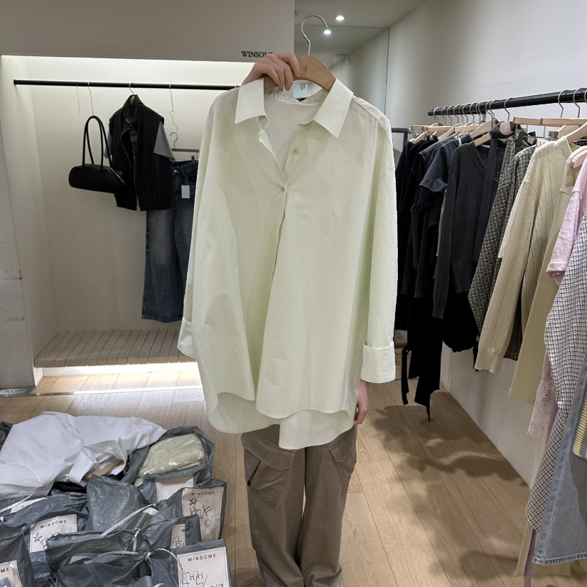 WINSOME韓國代購女士新款熱賣休閑職業時尚人氣襯衫蕾絲衫WINSOME襯衫/蕾絲衫圖色3