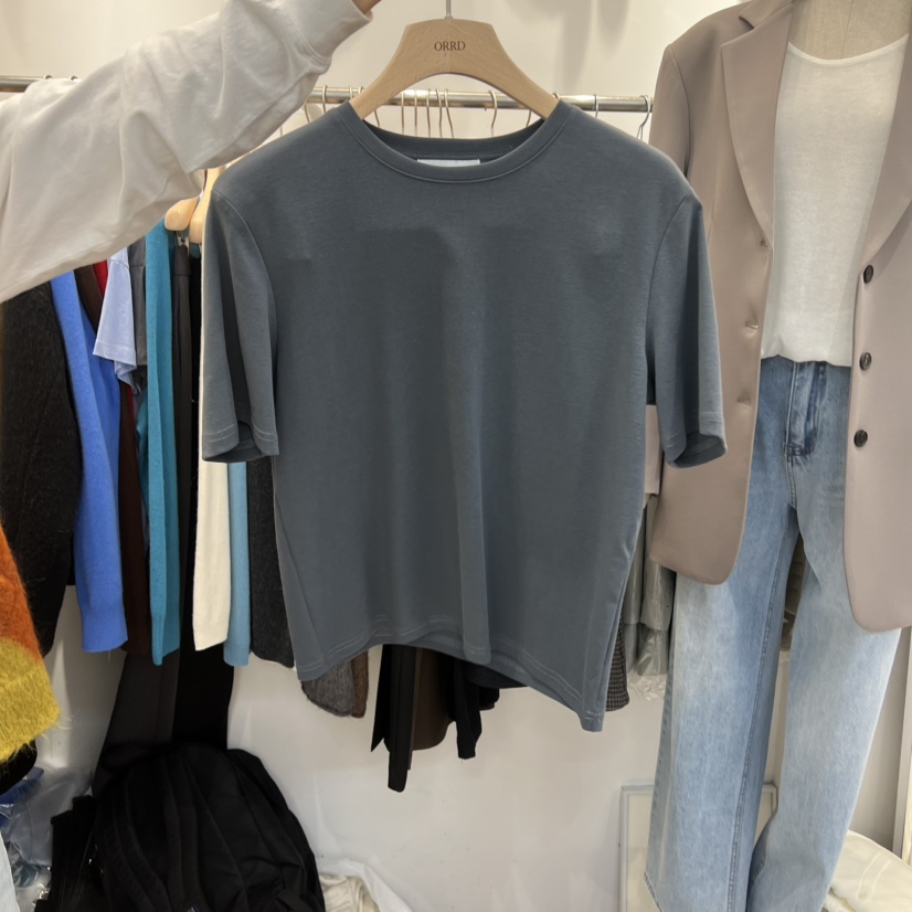 ORRD韓國直郵實拍女士新品休閑職業推薦人氣26春夏時尚T恤ORRDT恤圖色2