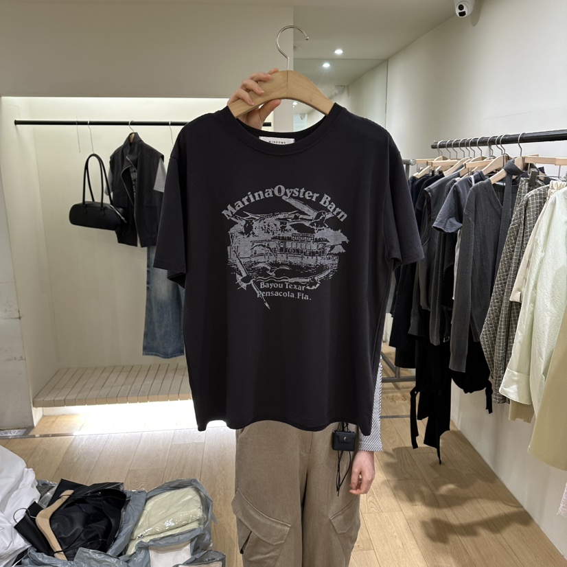 WINSOME韓國東大門直郵女裝新品時尚推薦休閑T恤不含飾品WINSOMET恤圖色3