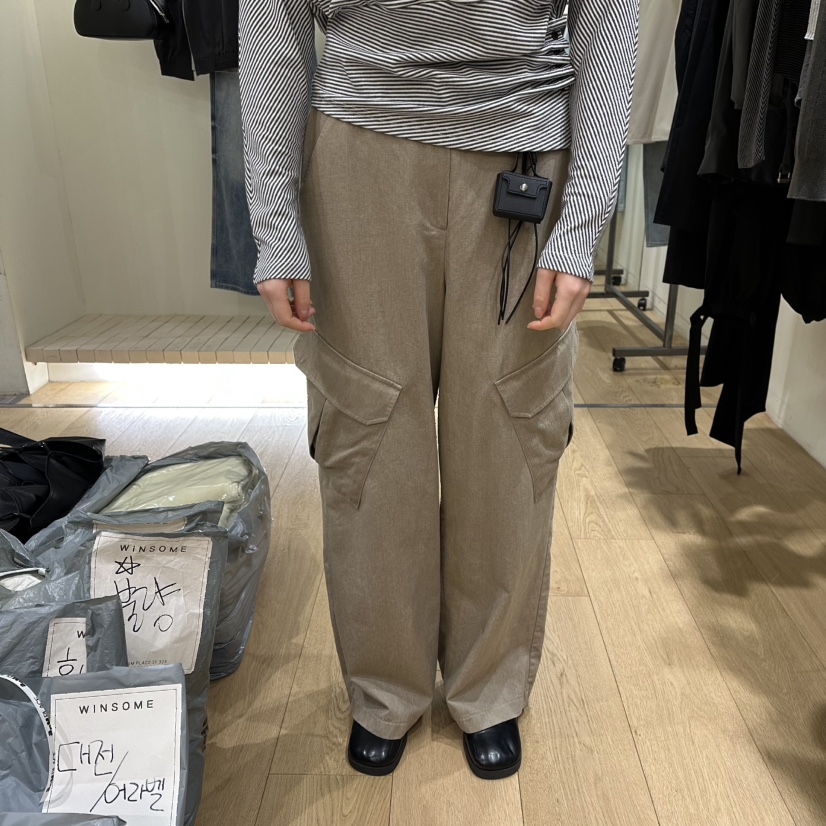 WINSOME韓國代購女士新品職業休閑人氣26春夏休閑褲不含飾品WINSOME休閑褲圖色2