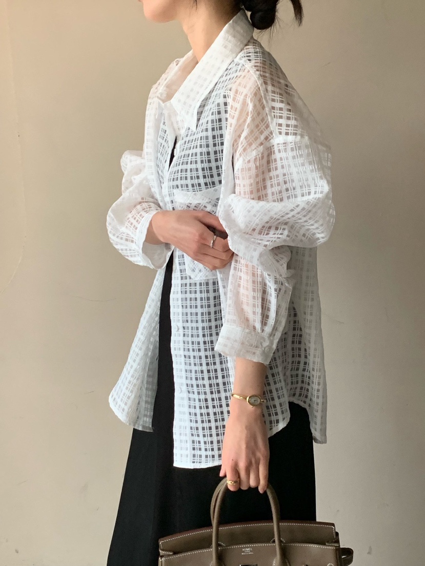 COBALT BLUE韓國東大門直郵女裝新品休閑推薦襯衫蕾絲衫COBALT BLUE襯衫/蕾絲衫