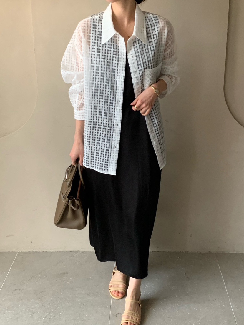 COBALT BLUE韓國東大門直郵女裝新品休閑推薦襯衫蕾絲衫COBALT BLUE襯衫/蕾絲衫