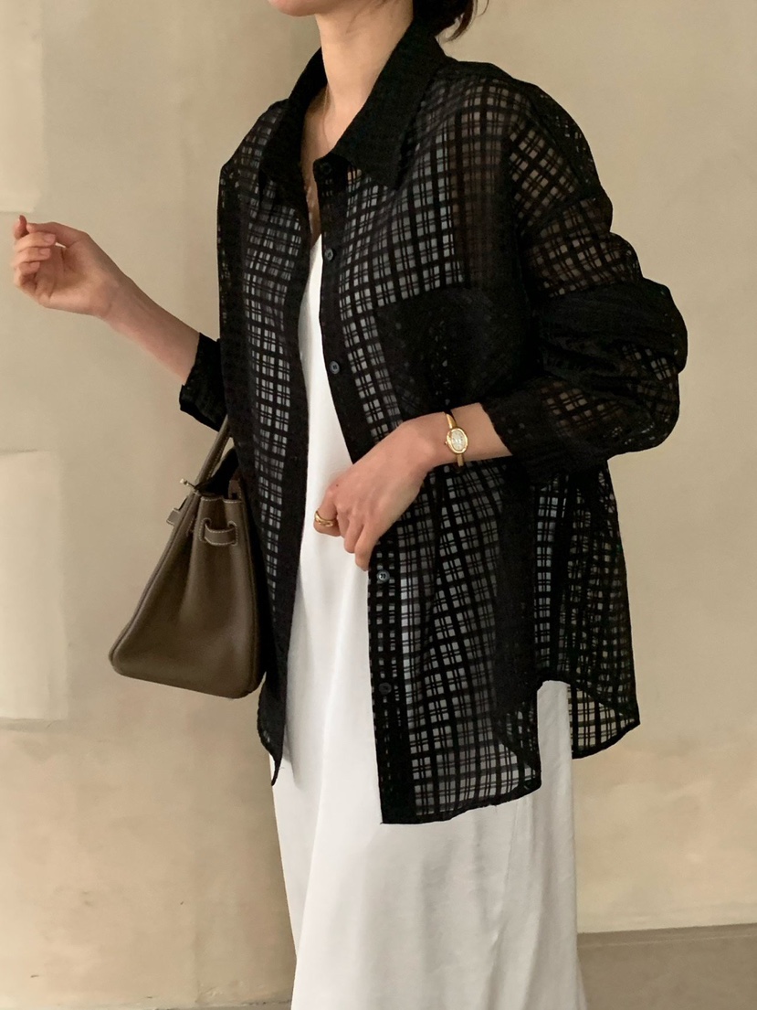 COBALT BLUE韓國東大門直郵女裝新品休閑推薦襯衫蕾絲衫COBALT BLUE襯衫/蕾絲衫圖色3