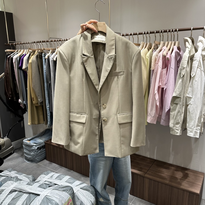 BABYTOUCH韓國代購女裝新款時尚推薦熱賣26春夏休閑職業夾克BABYTOUCH夾克圖色1