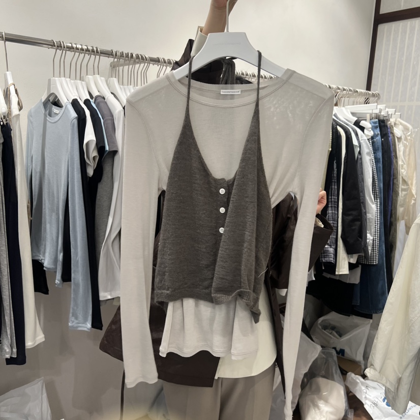 UNDERSTANDING韓國直郵女裝新款休閑人氣吊帶背心不含內搭UNDERSTANDING吊帶/背心圖色3