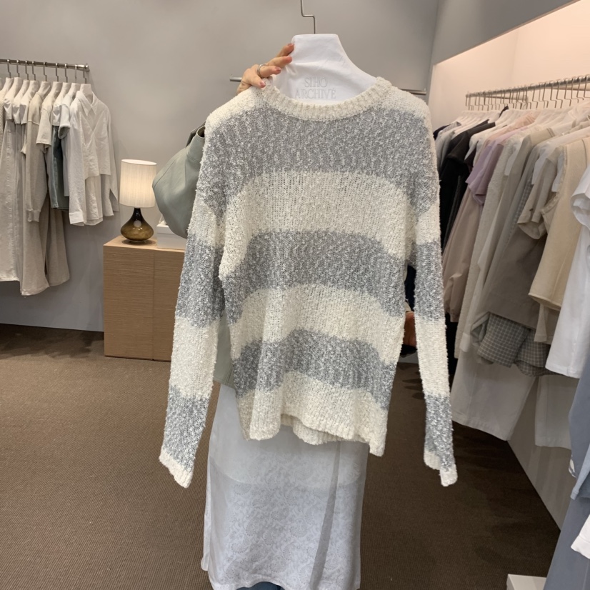 SIHO ARCHIVE韓國直郵實拍女士新品時尚人氣26春夏針織衫SIHO ARCHIVE針織衫圖色1