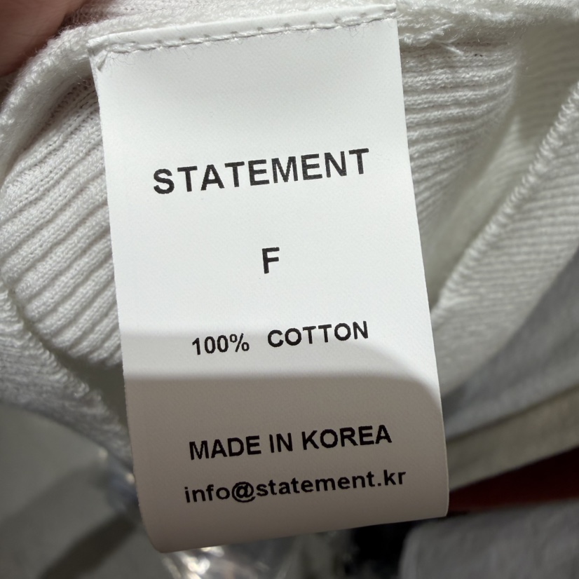 STATEMENT韓國東大門代購女裝新款26春夏職業熱賣休閑針織衫STATEMENT針織衫