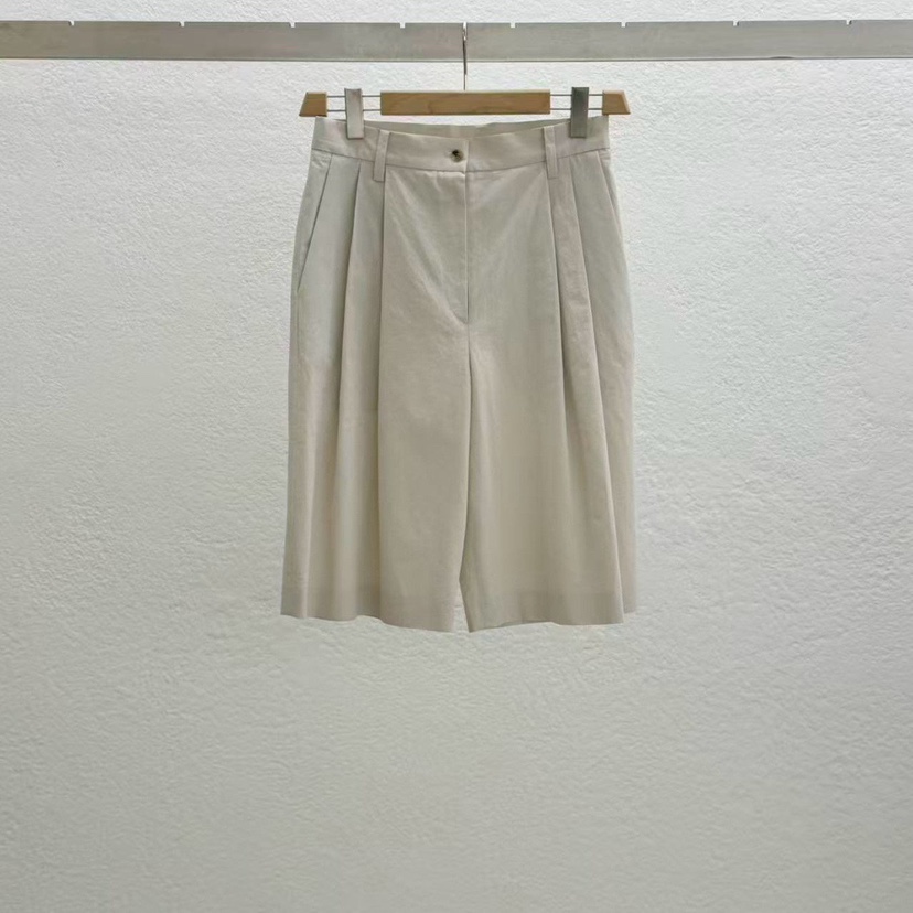 STATEMENT韓國東大門代購女裝新品時尚熱賣人氣26春夏短褲STATEMENT短褲圖色2米色