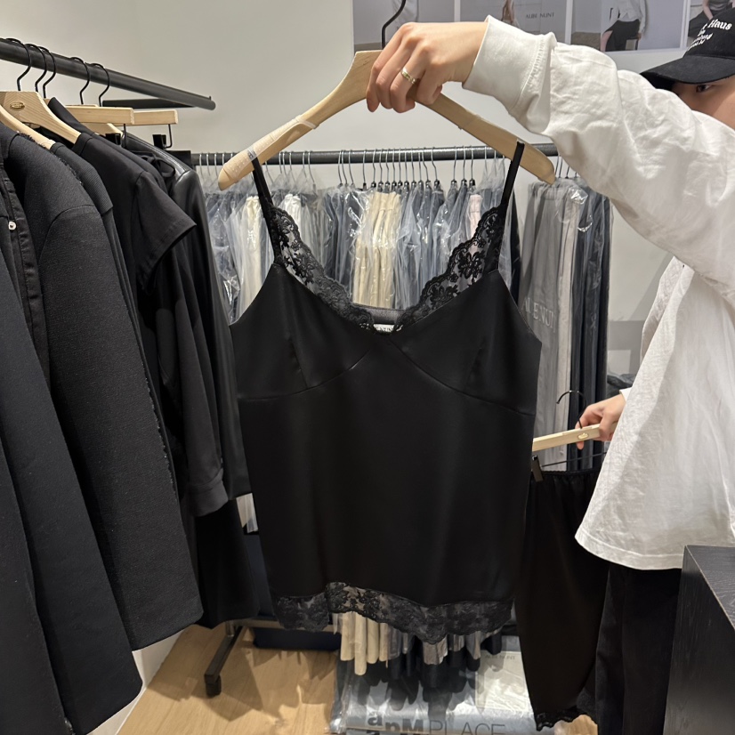 aube nunt韓國直郵實拍女士新款熱賣休閑推薦人氣吊帶背心aube nunt吊帶/背心圖色3