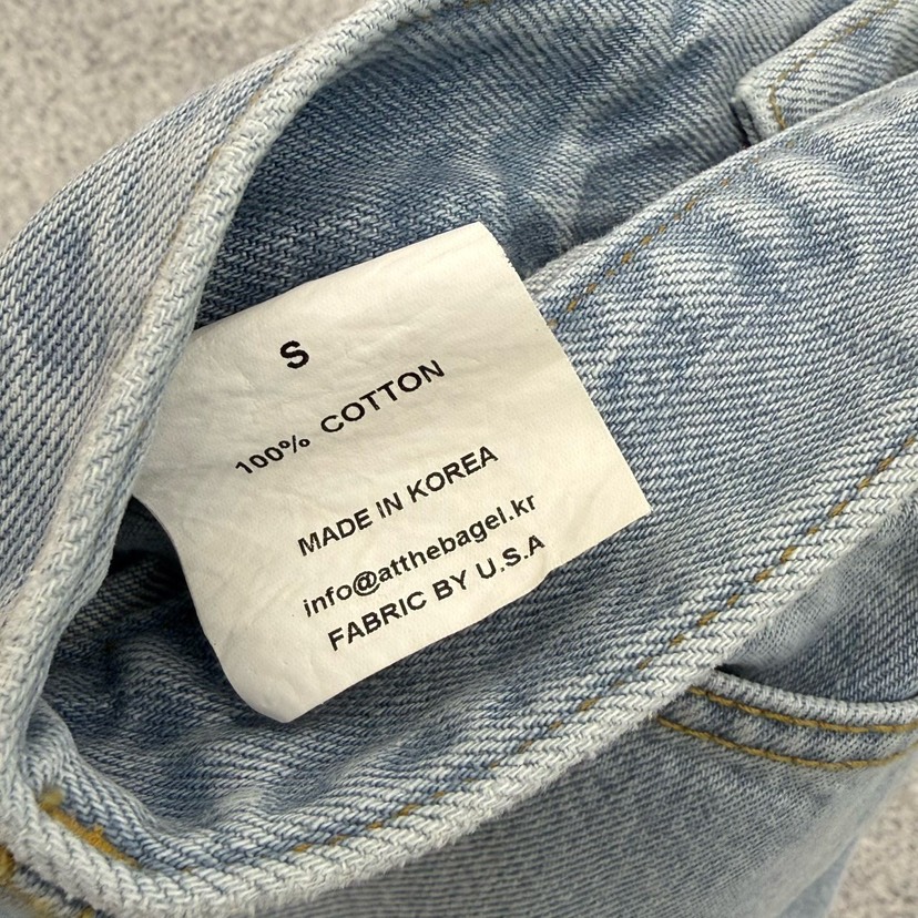 AT THE BAGEL韓國東大門代購女士新款時尚職業熱賣牛仔褲AT THE BAGEL牛仔褲