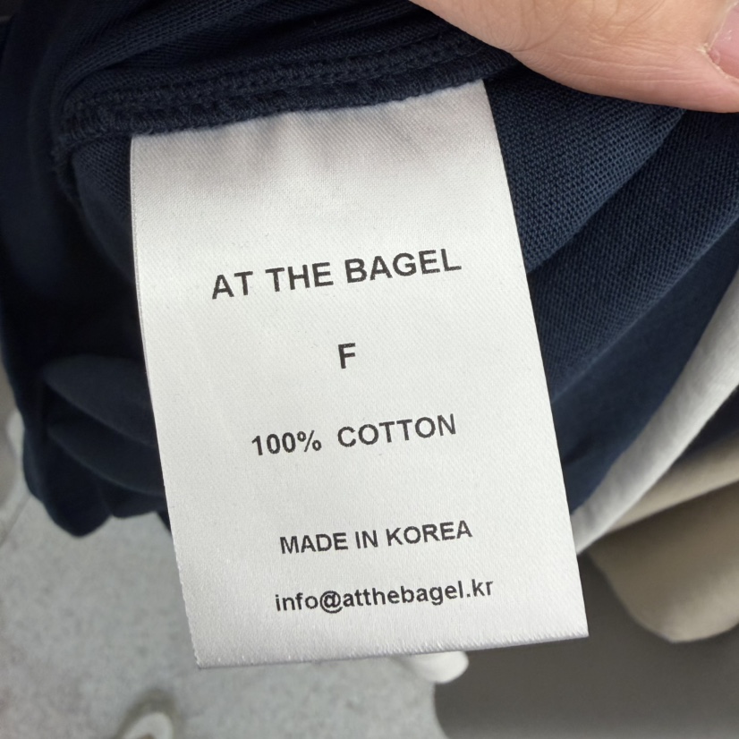 AT THE BAGEL韓國直郵實拍女裝新品休閑熱賣人氣26春夏T恤AT THE BAGELT恤