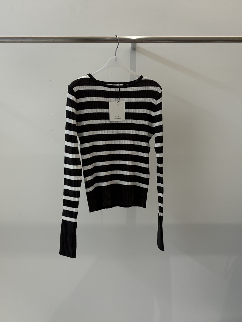 THERE韓國東大門代購女裝新品26春夏休閑時尚人氣職業針織衫THERE針織衫圖色1