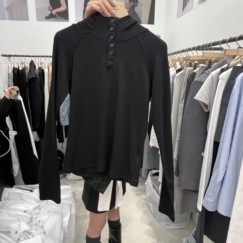 RECOVER韓國代購女士新款職業熱賣休閑時尚26春夏長袖T恤RECOVER/MOMENT長袖T恤圖色3