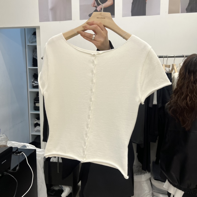 RECOVER韓國直郵實拍女士新品職業熱賣休閑26春夏時尚針織衫RECOVER/MOMENT針織衫圖色3