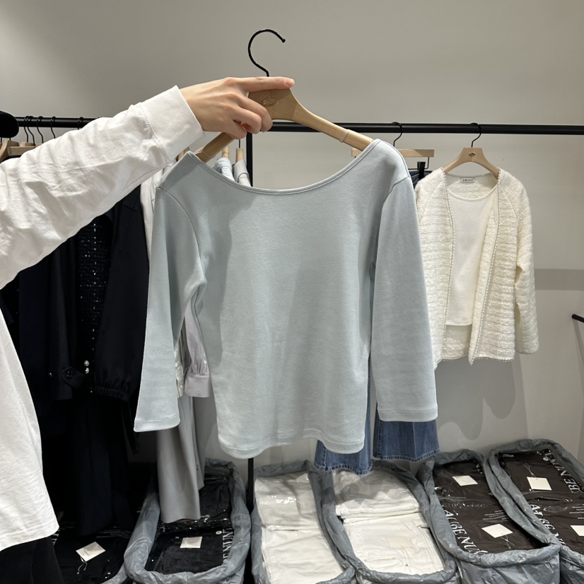 aube nunt韓國東大門直郵女裝新款人氣推薦熱賣時尚26春夏T恤aube nuntT恤圖色2