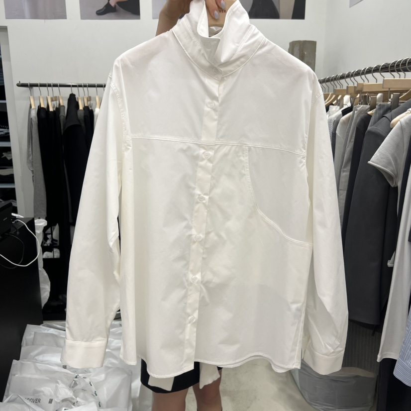 RECOVER韓國直郵女裝新品熱賣人氣26春夏職業休閑襯衫蕾絲衫RECOVER/MOMENT襯衫/蕾絲衫圖色2