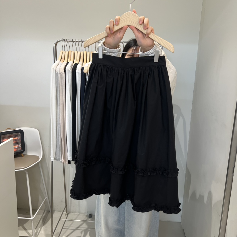 OUTRENE韓國直郵實拍女士新品職業時尚推薦人氣半身裙中短裙OUTRENE半身裙/中短裙圖色2