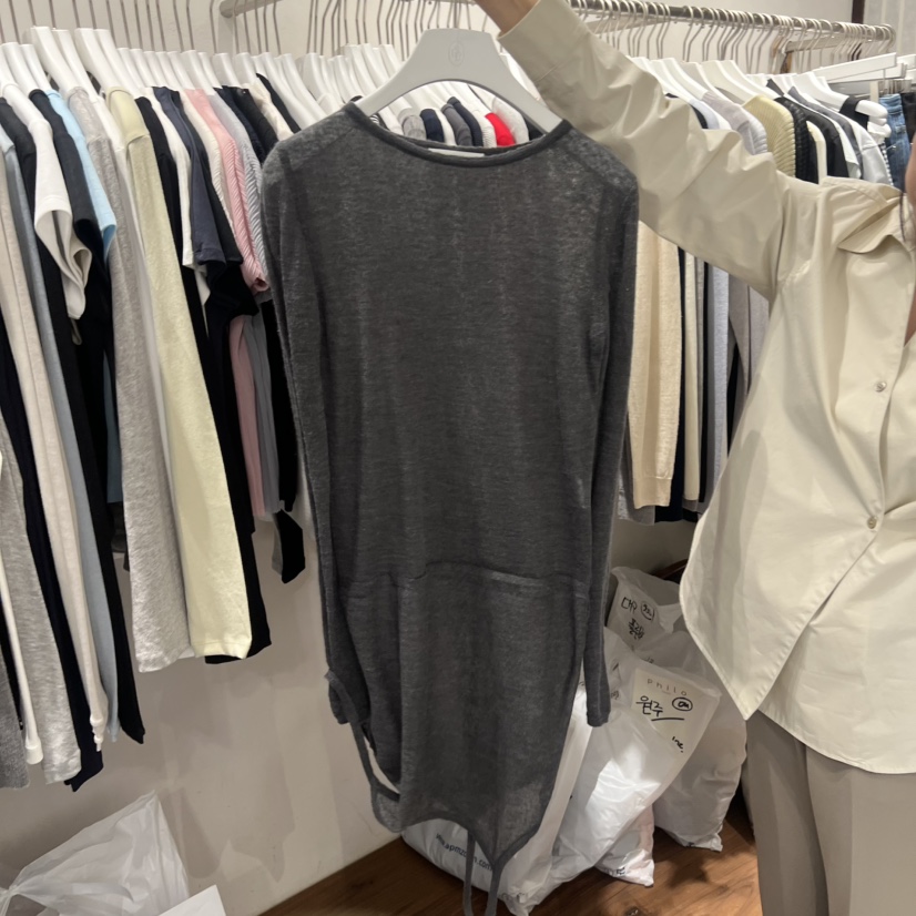 UNDERSTANDING韓國東大門直郵女士新品人氣26春夏針織衫假兩件UNDERSTANDING針織衫