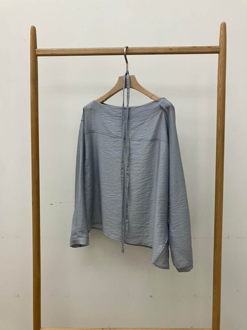 B_GARDER韓國東大門直郵女裝新品職業推薦襯衫蕾絲衫含腰繩B.GARDER襯衫/蕾絲衫圖色3