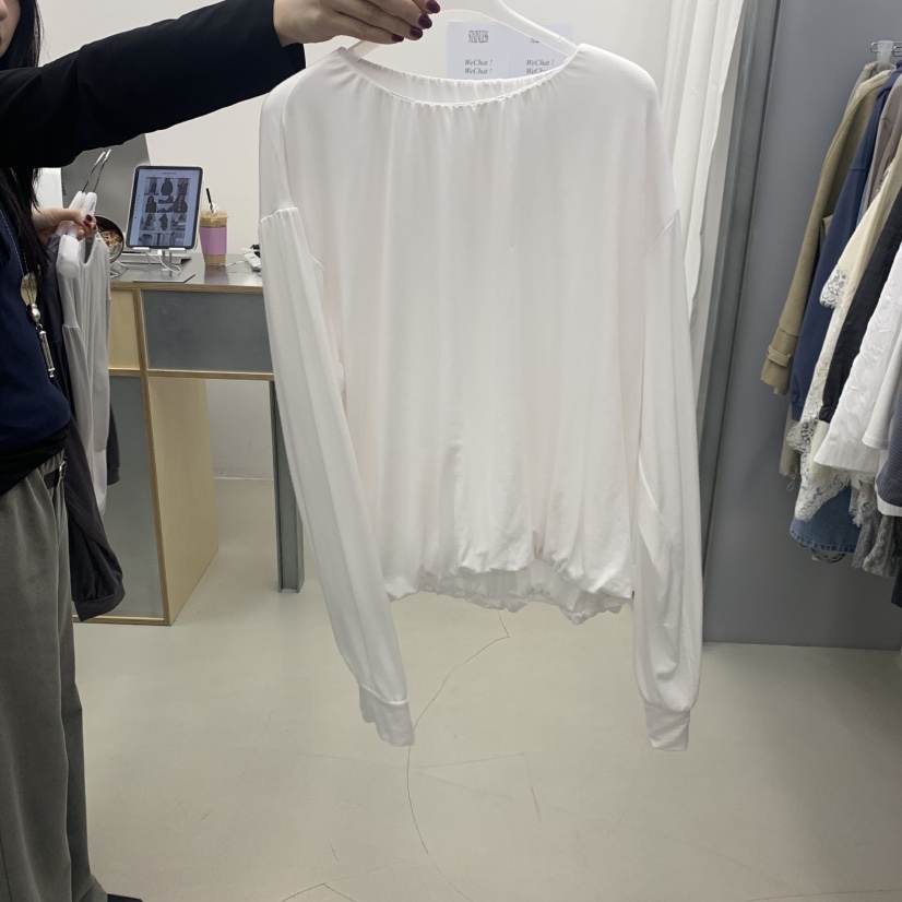 STAINLESS韓國直郵女士新品26春夏職業熱賣推薦時尚長袖T恤STAINLESS長袖T恤圖色1