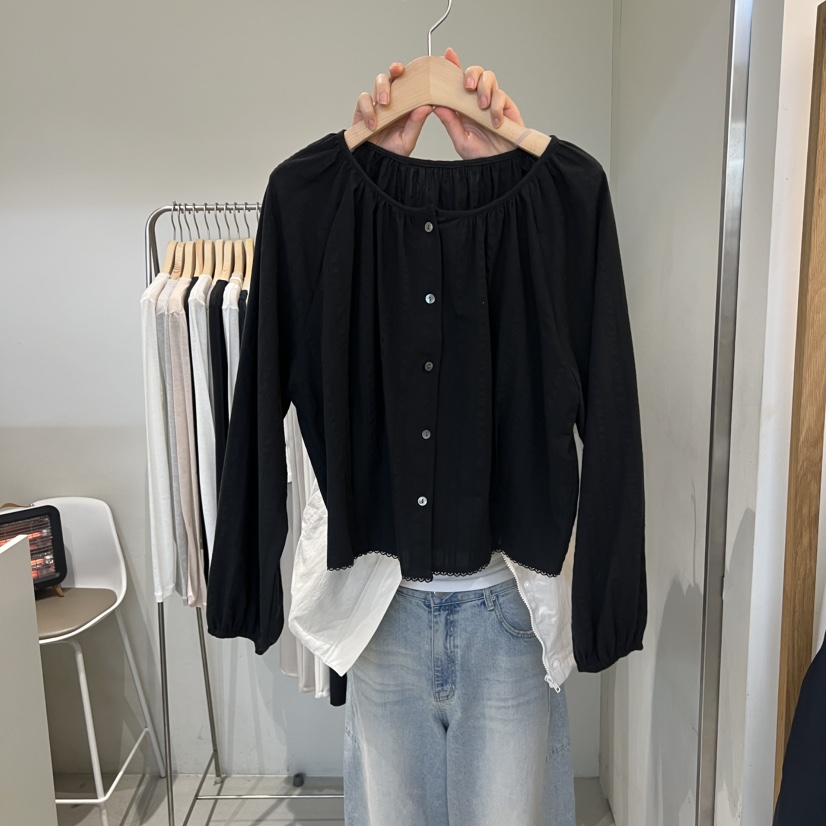 OUTRENE韓國東大門代購女裝新品人氣時尚職業推薦襯衫蕾絲衫OUTRENE襯衫/蕾絲衫圖色2